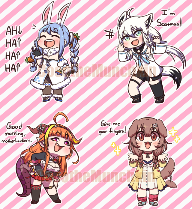 I drew some hololive cuties~ 🥰