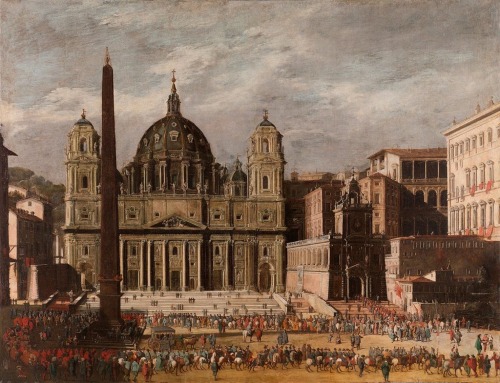 St. Peter’s Square by Viviano Codazzi, 1630