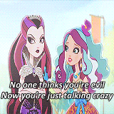 royalorrebel:  EAH 30 Day Challenge:  Day 8: Favorite Friendship Raven Queen & Maddie Hatter  