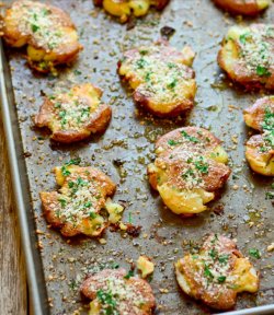 huffposttaste:  Smashed potatoes. Everyone’s