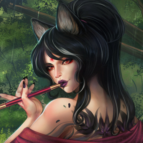 amberharrisart:Commission for Lucciola! Thanks to much! She was simply a pleasure to paint :)