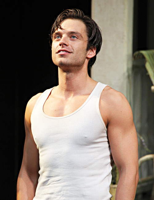 Porn   Sebastian Stan during curtain call at ‘Picnic’ photos