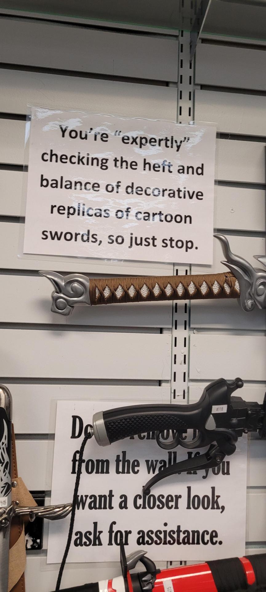 Found at my local “mall sword store”