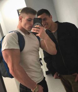 tooswole42:“Wait til everyone sees how much I’ve grown over the summer. They’ll be scared shitless of my muscles and we’ll dominate the halls.”