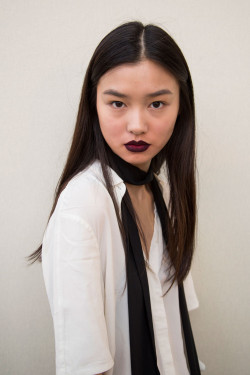 fkaho:  Estelle Chen at backstage of Shiatzy