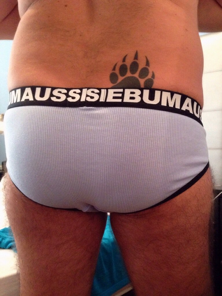 bcnchaser:  Sky blue….#gaybears #underwear #brief #aussiebum(from @hachebcn on