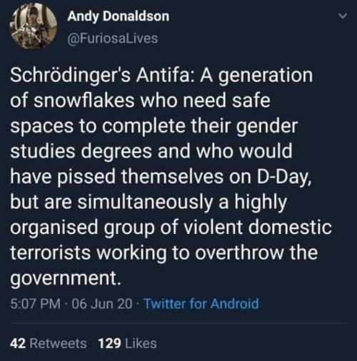 swolerbear: socialistexan:  captain-snark:  same energy as the guy on reddit calling the protesters ‘violent’ and then saying ‘today’s generation couldn’t handle Call of Duty: Age.’ Because of how toxic the language is.    It’s actually