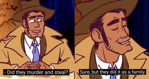Goemon Ditching The Gang After Lupin Is Very Obviously Framed For Murder And Other Redraws