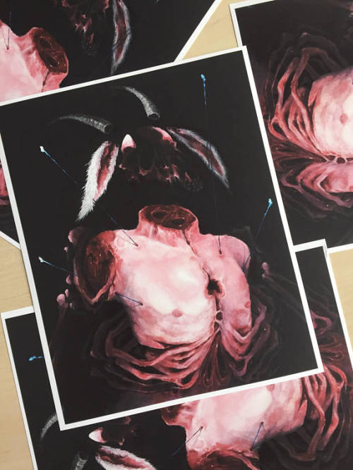 ex0skeletal: Works by DustyRayPaints Prints available! 