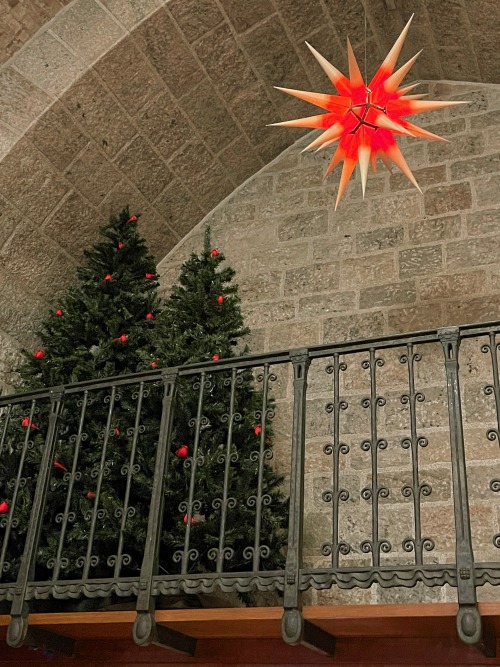 According to tradition, a Moravian Star should be displayed beginning on the first Sunday in Advent 