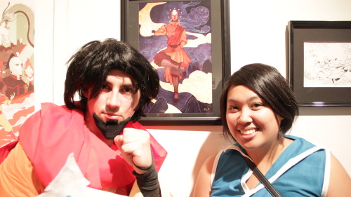 Some photos from last night&rsquo;s grand opening of Gallery Nucleus&rsquo; Legend Of Korra /  Avata