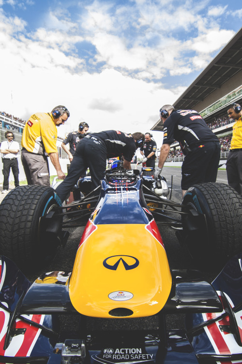 Damon Hill &amp; Sebastian Vettel&rsquo;s car at Circuit Catalunya                              All 