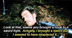 colinoeyebrows:  Killian Jones + sass