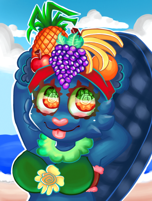 Kalani's Succulent Delight (AC Commission, Half Body, For Aqua *
