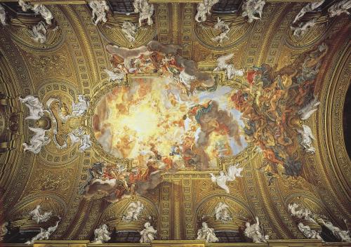 baremyart:Giovanni Battista Gaulli: Il gesu, 1674-79