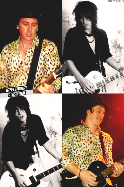 shoutwiththedevil:  Happy 52nd birthday, Izzy! (born April 8, 1962) 