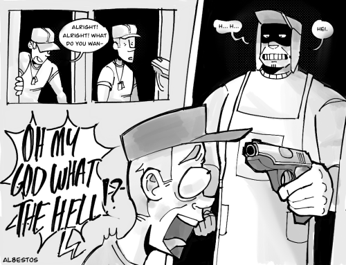 Comic Starring My Tf2 Ocs The Smith And His Sister The Milliner And The Scout :)