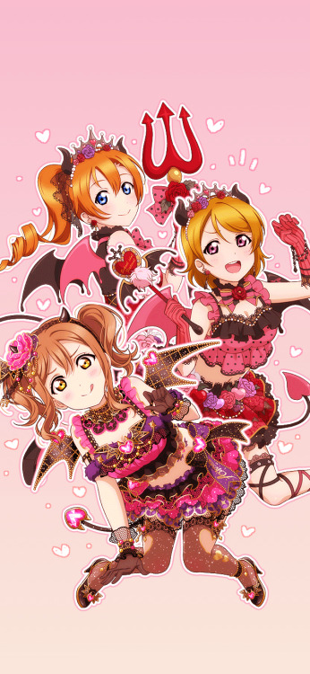 Pana, Honoka and Hanamaruwallpapers .+:｡ﾟ☆Requested by @hanamochi