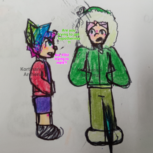 Some Drawings Of Naomi And Kevin