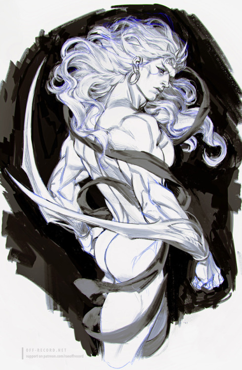Trying to improve the drawing in Photoshop. You can see the previous version in another post.My Patr