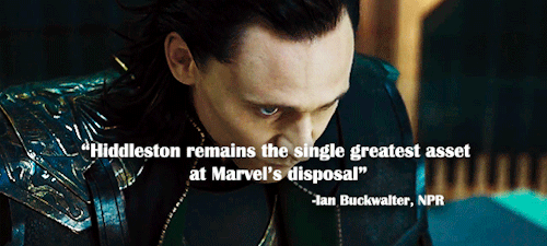 dailyhiddles: Tom Hiddleston’s performance as Loki ↦ critical acclaim Overall consensus: “Not enough