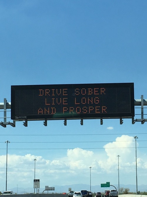 breezybree:Arizona Department of Transportation knows how to make a Trekkie smile. Their press relea