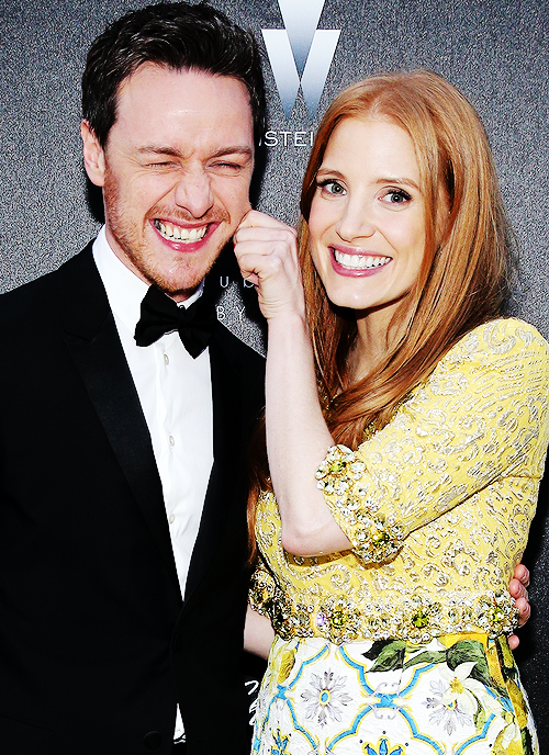 fionagoddess:  James McAvoy and Jessica Chastain attend ‘The Disappearance Of Eleanor