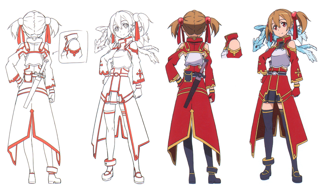 artbooksnat:  Sword Art Online (ソードアート・オンライン)Character designs