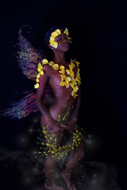 prettyperversion:  “Flower fairy”  I think this is the most beautiful fairy. I believe in representation. My new theme will be mystical creatures and fairy tales remade with people of color.