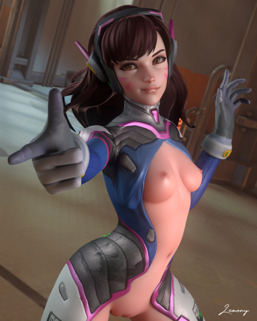 Porn photo lemony-senpai: D.va Pinup - Overwatch / Cinema