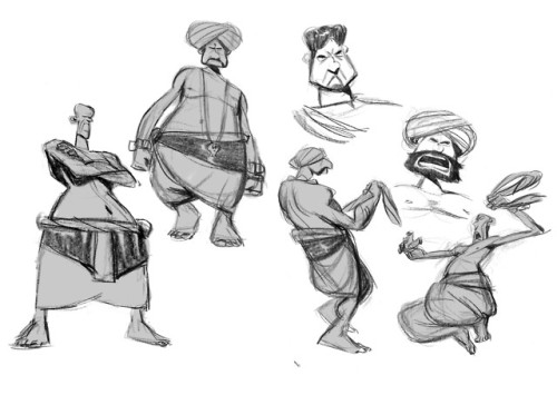 Some character design researches for our graduation film kali mata! I lost a lot of sketches it’s an