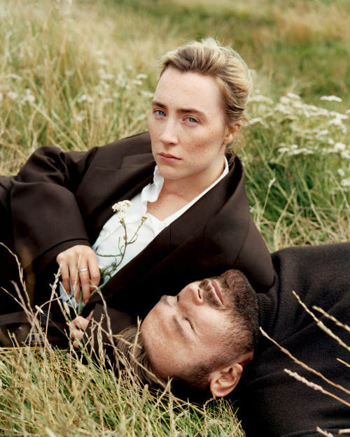 sersh:Saoirse Ronan and James McArdle photographed by Ben Weller for British Vogue, 2021