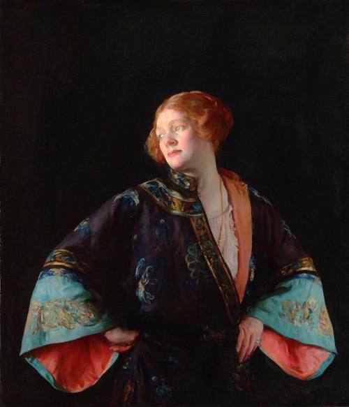 shewhoworshipscarlin:El Klmono Azulejo by Joseph Rodefer Decamp, 1922.