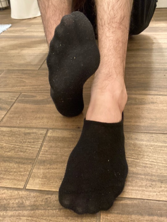Black and tan sweaty toes