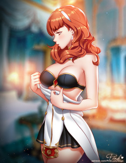 pinkladymage:    The beautiful Celica from the Fire Emblem series ♥   patreon ✮ gumroad ✮ twitter ✮ deviantart ✮ pixiv   