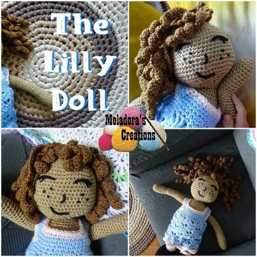 “The Lilly Doll Crochet PDF Pattern"⁣ ⁣ Find all my PDF crochet patterns on my shops on:⁣