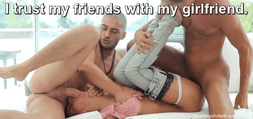 trainingahotwife:  Do you enjoy the thought of sharing your wife/girlfriend? Follow me at: http://trainingahotwife.tumblr.com 