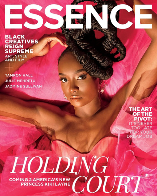 Kiki Layne photographed by Alexis Hunley for Essence March/April 2021 