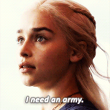oberynymeros:  In your mind when you’re playing Dany, why does she want to be Queen?