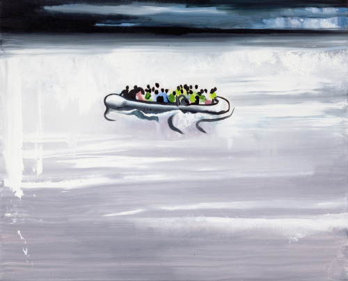 contemporary-art-blog:  Wilhelm Sasnal,  Palm Bay, 2013
