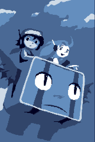 mistalenoz:  Original cavestory artworks by Pixel. Pixel is a boss. He makes a great game, great music, and great art. 