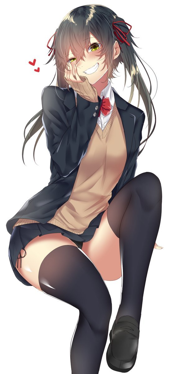 futureisfailed:  (鬼猫さんのツイート: “人をからかうのが好きなJKちゃん…
