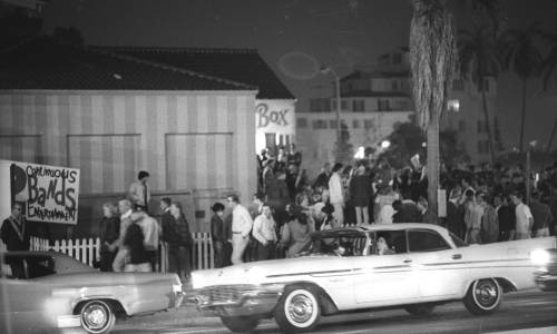 the sunset strip curfew riot , outside pandora’s box, los angeles 1966 @ guardia