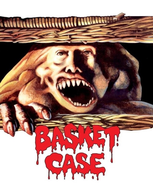 Poster art for the 1982 horror movie, BASKET CASE.