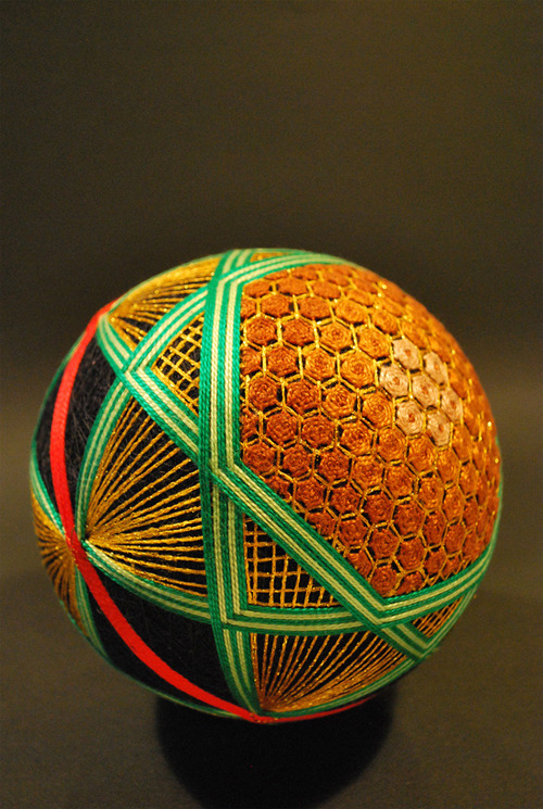 jwilsonfad:Incredible Tamari(traditional Japanese toys) made by a 92yr old. Originally made from old