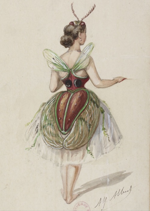 La source : Ballet en trois actes et quatre tableaux.Musique de Léo Delibes et Minhous.Maquettes de 