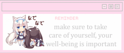 httpkitsune:  gentle reminder  ♡    