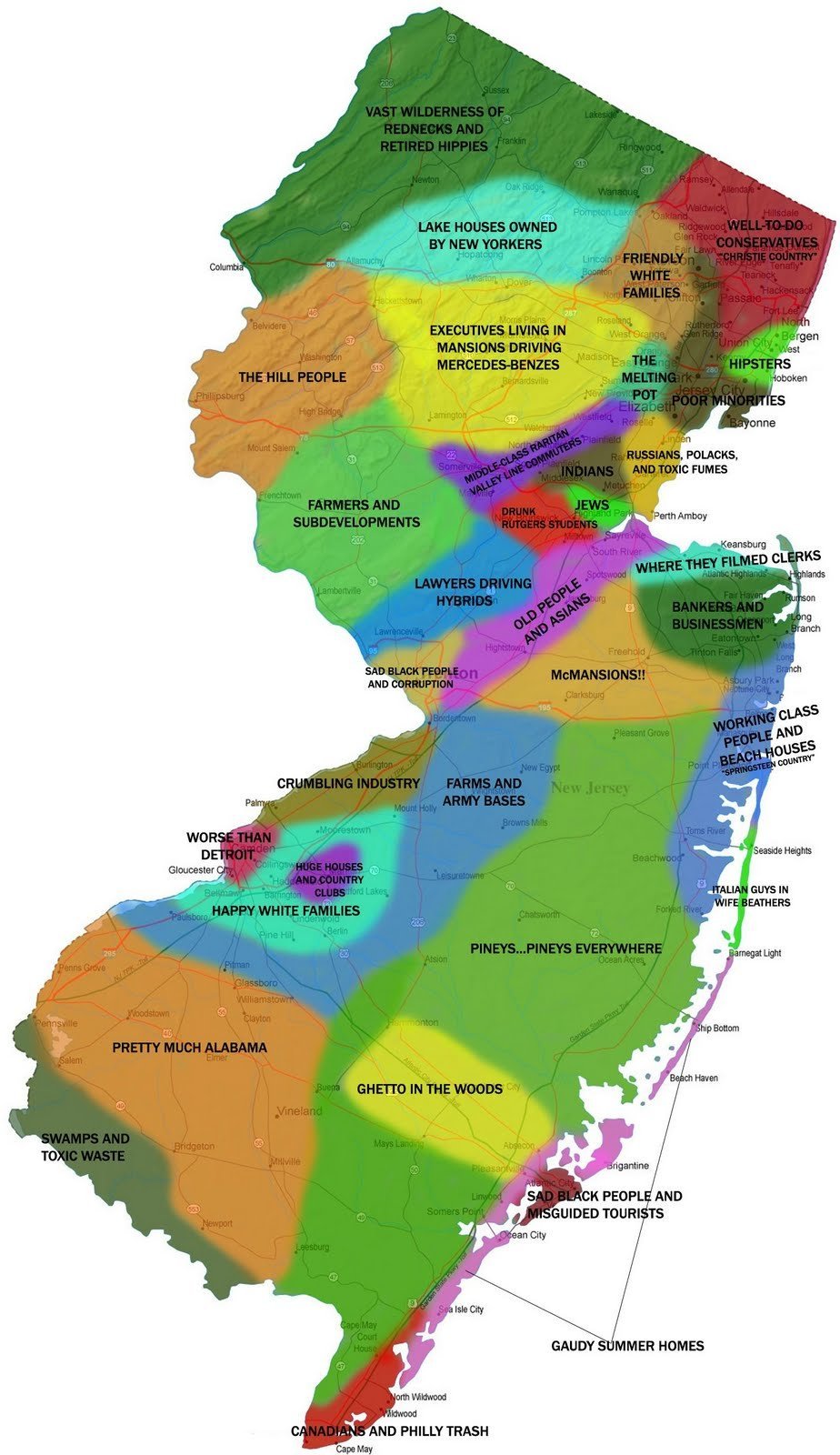 mapsontheweb:
“Map of New Jersey Stereotypes
”