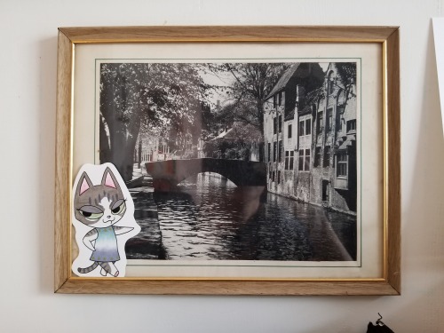 Drawing Your Friend's Pet As An Animal Crossing Character And Then Placing Them In A Random European