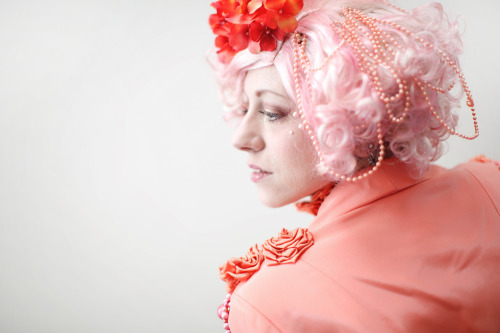 vastderp: jumpingjacktrash: rainbowbarnacle: ceruleancynic: Effie Trinket at Katsucon, all photos by